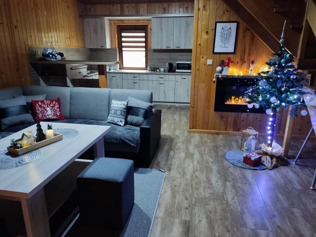 Chaty Na Cholewicy Domki Caloroczne Solina  Esterno foto